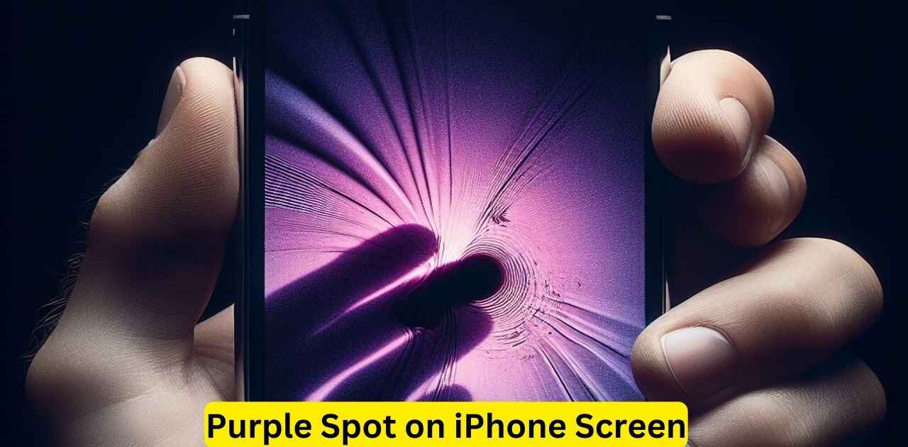 Purple Spot on iPhone Screen