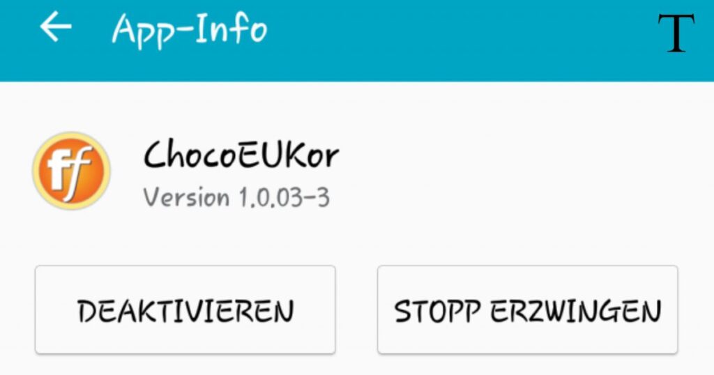 Remove The ChocoEukor App From My Device