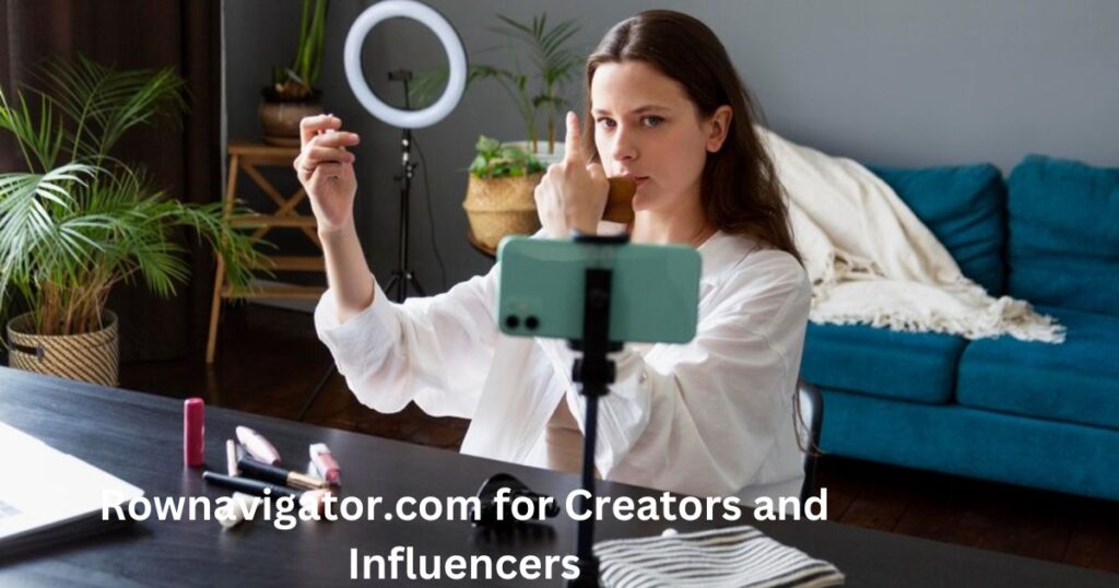 Rownavigator .com for Creators and Influencers