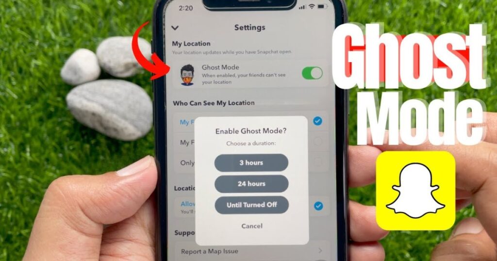 Enable Ghost Mode to Hide Your Active Location