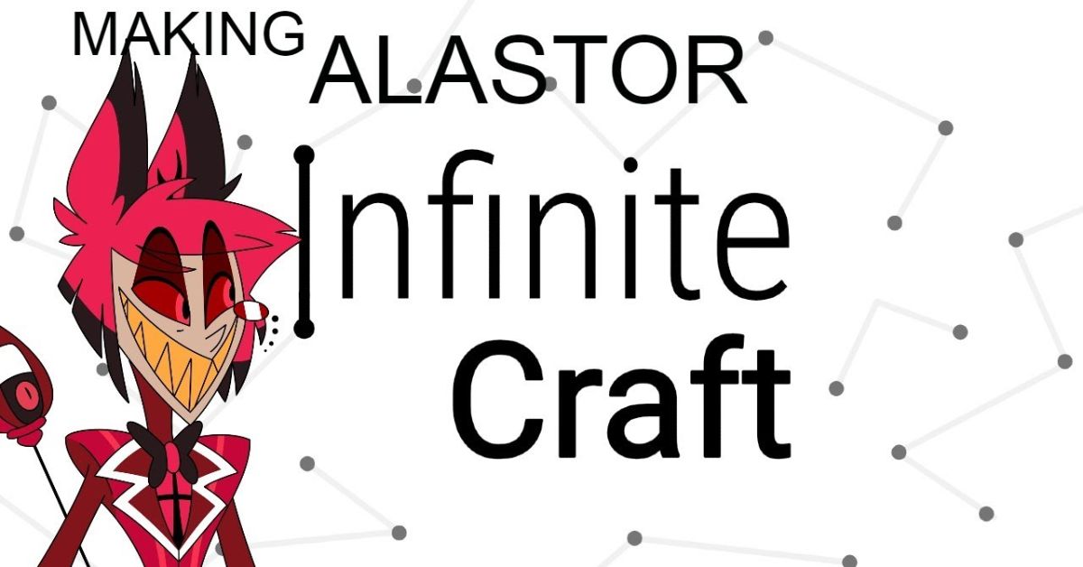 Hazbin Hotel and Alastor in Infinite Craft